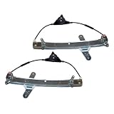 98-11 Lincoln Town Car Front Power Window Regulators without Motor Pair Set by Aftermarket