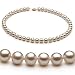 Jewelry : White 7-8mm AA Freshwater Pearl Necklace 18 inch