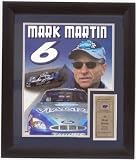MARK MARTIN FRAMED PHOTOGRAPH WITH REAL PIECE OF HIS RACE CAR X-Large - Mark Martin