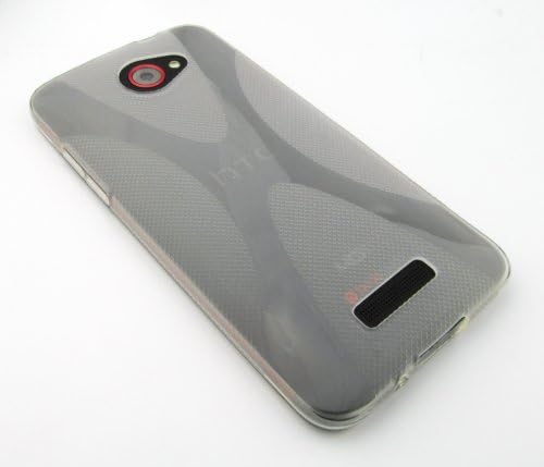 BasalCase(TM) HTC Droid DNA Soft Gel Flexible TPU X-Line Case - Clear [BasalCase Retail Packaging]
