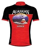 Alaskan Amber Ale Beer Jersey by Primal Wear Men's Short Sleeve XXL 2X 2XL