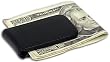 Black Leather Magnetic Money Clip