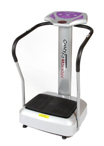Gym Master The Most Powerful Crazy Fit Vibration Plate NEW MODEL With Massive 99 Training Levels and 1000W Motor Semi Commercial Use 150kg User Weight
