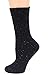 MIRMARU M-103-Women's Winter 4 Pairs Wool Blend Crew Socks Collection(Pink,Beige,Charcoal,Navy)
