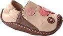 umi Infant/Toddler Pea Pod Crib Shoe,Cream/Chocolate,18 EU (US Infant 3.5 M)