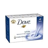 Dove Beauty Bar, White, 4 Bars