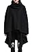 ELLAZHU Women Casual Bat Wings Tassel Print Sweatshirt Onesize GY717 Black