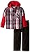 Boyzwear Boys' 2pc Woven Pant Set with Plaid Thermal Twofer