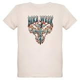 Artsmith, Inc. Organic Kids T-Shirt Motorcycle Bike Week Skulls And Cross