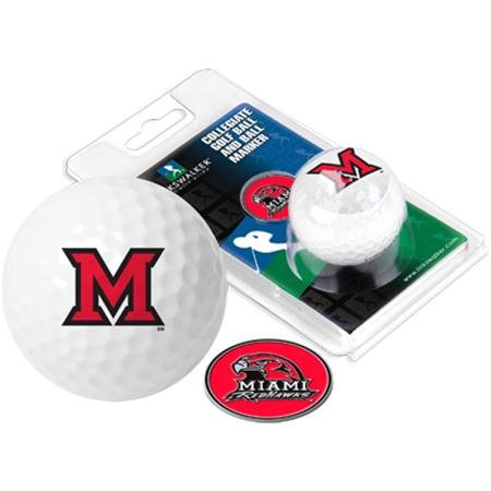 Miami Ohio Redhawks Ncaa Collegiate Logo Golf Ball Ball Marker