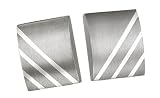 REVV Titanium and Sterling Silver Cuff Links