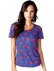 Per Una Palm Tree Print Top