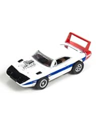 Toy: Auto World 231 1969 Dodge Daytona Red, White and Blue, Dodge Fever, X-traction Ultra-G HO Slot Car - Auto World