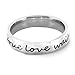 True Love Waits Stainless Steel Ring (4.5 mm) - Sizes 4-10