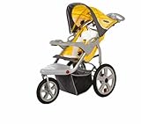 InStep Grand Safari Single Stroller - Yellow/Grey