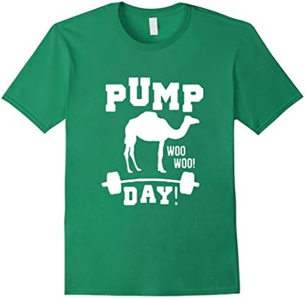 Men's Pump Day Graphic Camel Workout T-shirt XL Kelly Green