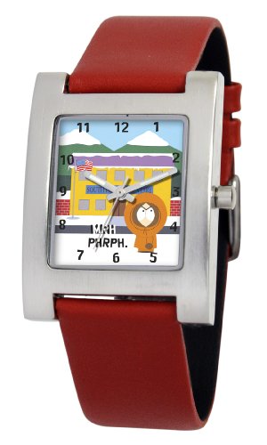 South Park Men's D1517S093 Kuban Collection Kenny Red Leather Watch