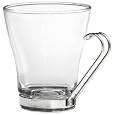 Bormioli Rocco Verdi Cappuccino Cup with Stainless Steel Handle, Set of 4, Gift Boxed Best Price