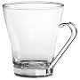 Bormioli Rocco Verdi  Cappuccino Cup With Stainless Steel Handle, Set of 4, Gift Boxed