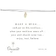 DOGEARED- Feather Make-A-Wish Necklace