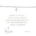 DOGEARED- Feather Make-A-Wish Necklace