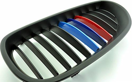 autorob ID 2PC Matt Black 04-10 E60 E61 M5 4D BMW GRILL Car Grills NEW