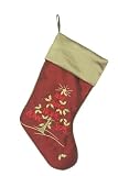 Merry Christmas Embroidered Stocking, Merry Christmas