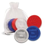 Americana Chocolate Coins in Chiffon Pouch