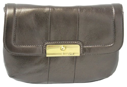 Coach Kristin Leather Swingpack Crossbody Messenger Bag Purse 45128 Bronze