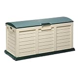 Large Storage Jumbox with wheels and lock for padlock