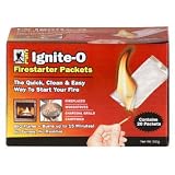 Ignite-o Big Flame Fire Starter Packets, 20-Count Box (Pack of 3)