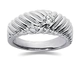 0.25 CTW Men's Diamond Ring in Platinum
