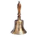 Antique Replica Titanic Ship 1912 Brass Plated Hand Bell