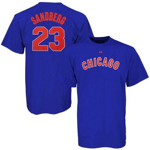 Ryne Sandberg Chicago Cubs Throwback Cooperstown shirt (XL)