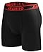 JRAMBO Mens Underwear Soft Cotton Boxer Briefs with Elastic Waistband (6-Pack)