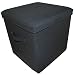 Yu Shan Folding Storage Ottoman T/C, Black