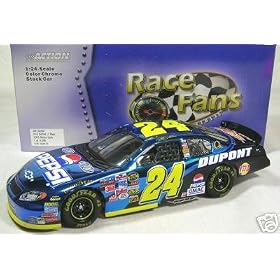 Jeff Gordon #24 Dupont Pepsi ColorChrome Color Chrome QVC For Race Fans Only Action 1/24 HOTO 2005 Only 3456 Made