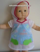 Bitty Baby Doll Clothes Swimsuit  Coverup
