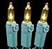 Novelty Lights 50 Feet 100 Bulbs Traditional Incandescent Mini Lights, Yellow on Green Wire with 6