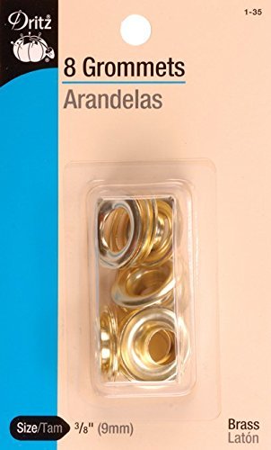 Dritz(R) Brass Grommets-3/8 Inch 8 Set/Pk by bwm95