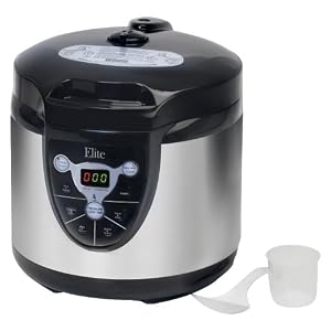 Elite Platinum 6qt Digital Electronic Pressure Cooker by 