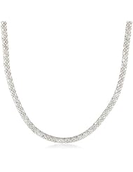 Sterling Silver Bold Popcorn Chain Necklace, 18"