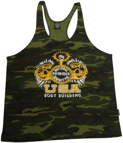 NPC Stringer Camo Tank Top- NPC1002-Green Camo-XL