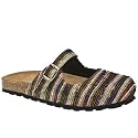 Schuh Zebra Stripe Bar Mule