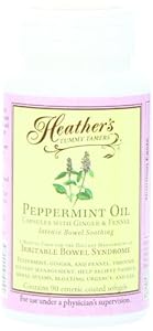 Heather's Tummy Tamers Peppermint Oil Capsules (90 per bottle) for IBS