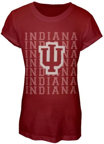 Indiana Hoosiers - Team & Logo Girls Juvy T-Shirt - Juvy 7 Red