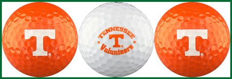 University of Tennessee Volunteers NCAA College Sports Golf Balls 3 Piece Gift Set