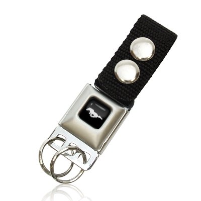 Ford Mustang Seatbelt Buckle Key Chain