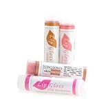 Beeswax Moisturizing Lip Gloss - 4 Pack - Light Shades