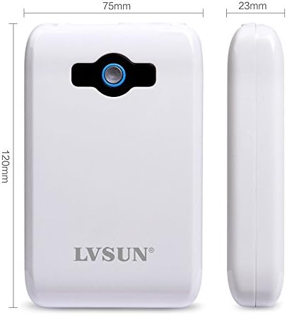 ICV Notebook Tablet and Phone Portable External Battery Pack Power Bank with Capacity 12,000mah, Three ports Wide Output: 5V 9V 12V 15V 16V 18V 18.5V 19V 19.5V 20V, With Standard 10pcs DC Connectors work for most Notebooks,Netbooks, laptops,Tablets and Smartphones. Compatible with HP,DELL,Toshiba, Acer,Samsung,Sony,Lenovo,LG and Gateway Laptops and most models in the market. Color White